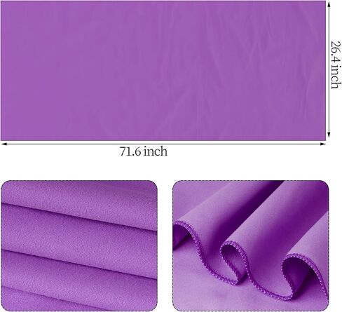 Yoga Towel, Yoga Mat Towels for Non Slip Microfiber Hot Yoga Towel for Pilates Fitness Essentials Men and Women in Saudi Arabia