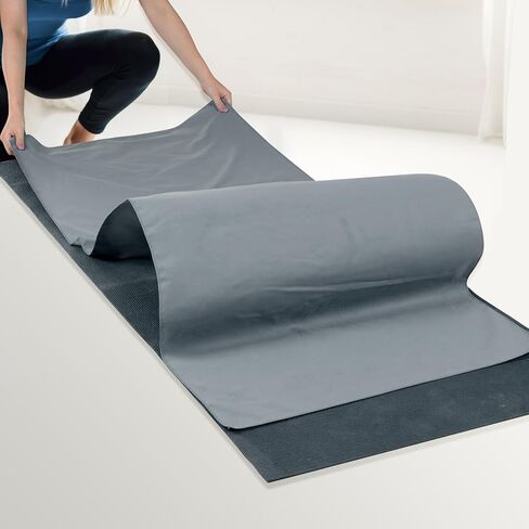 Yoga Towel, Yoga Mat Towels for Non Slip Microfiber Hot Yoga Towel for Pilates Fitness Essentials Men and Women in Saudi Arabia