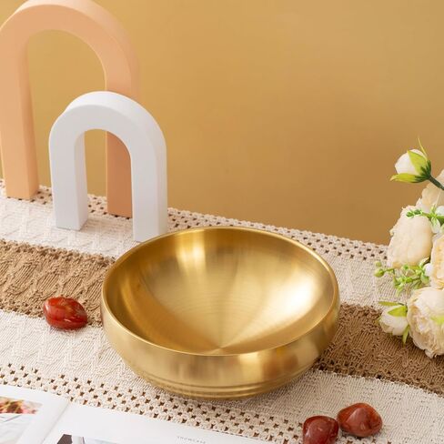 7.4 INCH Large Decorative Bowl, Key Bowl for Entryway Table, Key Holder Bowl, Decorative Bowls for Home Decor, Catch All Bowl (Gold) in Saudi Arabia