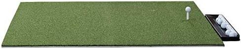 DuraPRO Premium Residential Golf Mat - Premium Turf Indoor/Outdoor Mat - Golf Stance Mat for Pros & Beginners w/Golf Accessories (Golf Tray + 3 Rubber Golf Tees) in Saudi Arabia