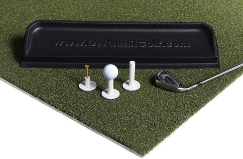 DuraPRO Premium Residential Golf Mat - Premium Turf Indoor/Outdoor Mat - Golf Stance Mat for Pros & Beginners w/Golf Accessories (Golf Tray + 3 Rubber Golf Tees) in Saudi Arabia