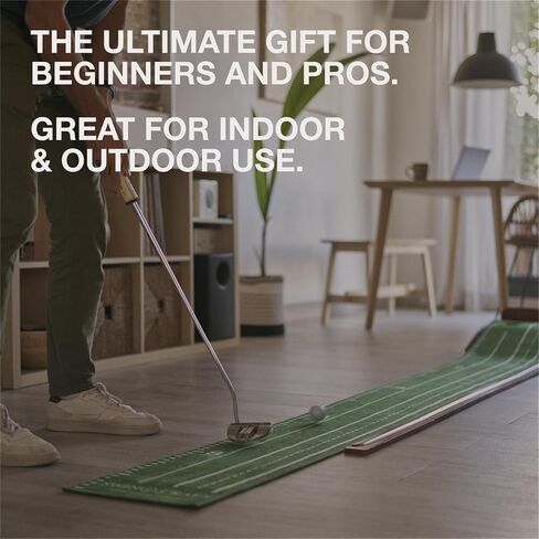 SwingCraft Practice Putting Green Indoor, Premium Golf Putting Mat with Ball Return for Home, Office, and Outdoor, Perfect for Indoor Putting Green, Golf Mats Practice Indoor, Putting Matt for Indoors in Saudi Arabia