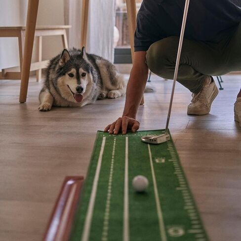 SwingCraft Practice Putting Green Indoor, Premium Golf Putting Mat with Ball Return for Home, Office, and Outdoor, Perfect for Indoor Putting Green, Golf Mats Practice Indoor, Putting Matt for Indoors in Saudi Arabia