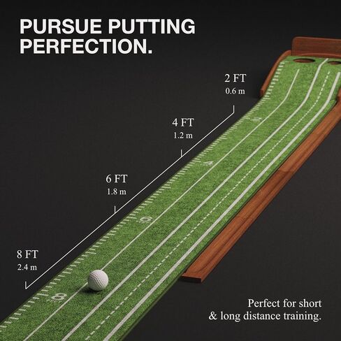 SwingCraft Practice Putting Green Indoor, Premium Golf Putting Mat with Ball Return for Home, Office, and Outdoor, Perfect for Indoor Putting Green, Golf Mats Practice Indoor, Putting Matt for Indoors in Saudi Arabia