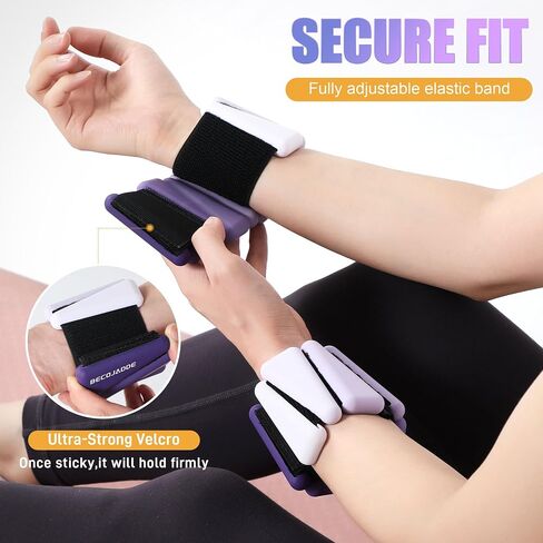 Wrist Weights for Women At Home 1Lb Ankle Weights Set of 2 Adjustable Weighted Wristbands Arm Leg Weights for Women Men in Saudi Arabia
