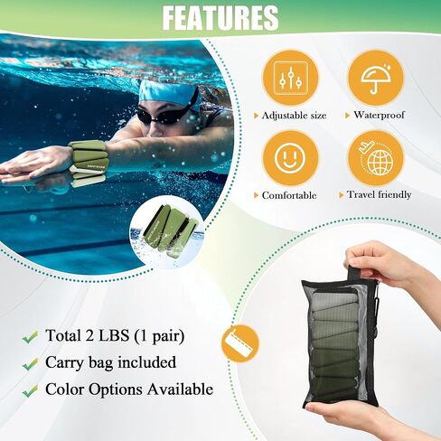 Wrist Weights for Women At Home 1Lb Ankle Weights Set of 2 Adjustable Weighted Wristbands Arm Leg Weights for Women Men in Saudi Arabia