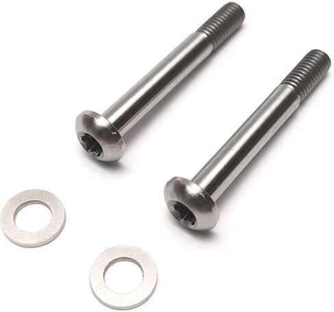 Flat Mount Disc Bolts Titanium T25 15-42mm 2 Pcs for SRAM Flat Mount Frame Disc Caliper Bracket in Saudi Arabia