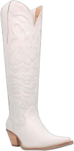 حذاء Dingo النسائي Raisin Kane بمقدمة قصيرة كاجوال فوق الركبة وكعب متوسط ​​2-3 بوصة - أسود in Kuwait