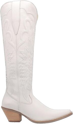 حذاء Dingo النسائي Raisin Kane بمقدمة قصيرة كاجوال فوق الركبة وكعب متوسط ​​2-3 بوصة - أسود in Kuwait