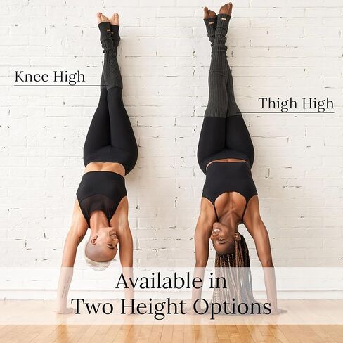 حذاء toesox النسائي للركبة العالية/الفخذ لتدفئة الساق للرقص واليوجا والأناقة in Kuwait