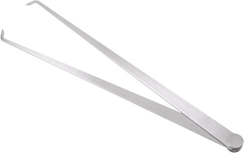 Firm Joint Inside Caliper - [12 Inch] Stainless Metal Firm Friction Joint Measurement Tool for Size Measuring Use, Silver Tone in Saudi Arabia
