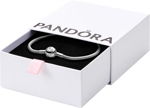 Pandora Moments Snake Chain Bracelet - Compatible Moments Charms - Charm Bracelet for Women - Gift for Her, With Gift Box in Saudi Arabia