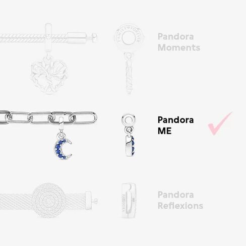 سوار سلسلة ربط Pandora ME - سوار للنساء - دلايات متوافقة مع ME - يتميز بموصلين - هدية لها in Saudi Arabia