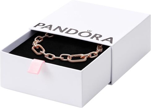 سوار سلسلة ربط Pandora ME - سوار للنساء - دلايات متوافقة مع ME - يتميز بموصلين - هدية لها in Saudi Arabia