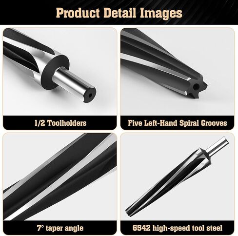 مخرطة كروية مدببة 7 درجات، قضيب ربط لـ 1-1/2 بوصة لكل قدم مخرطة كروية مدببة، مصنوعة من الفولاذ 6542، مثقاب مثقاب، أداة مخرطة لإصلاح المركبات على الطرق الوعرة in Kuwait
