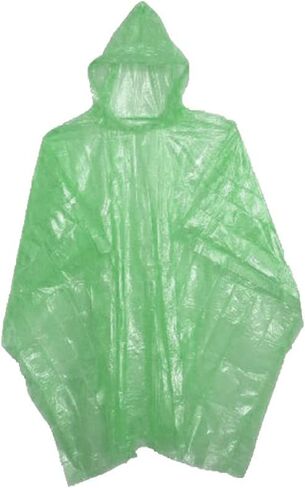 Sara Glove Emergency Disposable Rain Ponchos 8 Colors - (Sold in 5, 10, 30, or 200 Packs) in Saudi Arabia