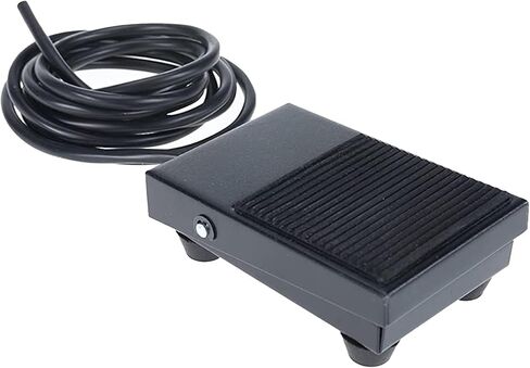 مفتاح قدم عالي التحمل، مفتاح دواسة قدم مؤقت 250VAC 10A SPDT 1NO 1NC مع كابل 6 أقدام للتحكم في آلة النجارة in Kuwait
