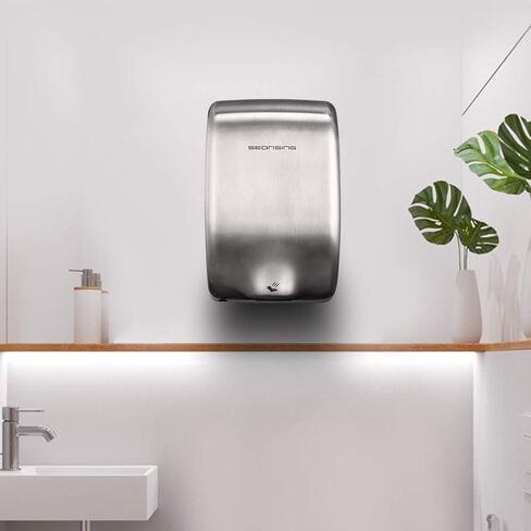 Automatic Commerical Hand Dryer, Heavy-Duty, Compact, High Speed (224 mph) for Restroom with Hygiene Filter, Industrial Hand Dryers, Low Noise … in Saudi Arabia