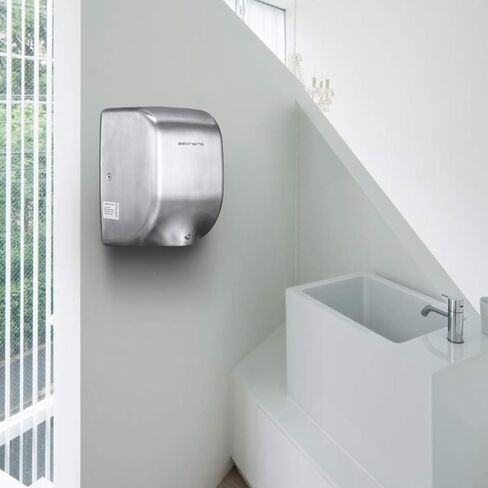Automatic Commerical Hand Dryer, Heavy-Duty, Compact, High Speed (224 mph) for Restroom with Hygiene Filter, Industrial Hand Dryers, Low Noise … in Saudi Arabia
