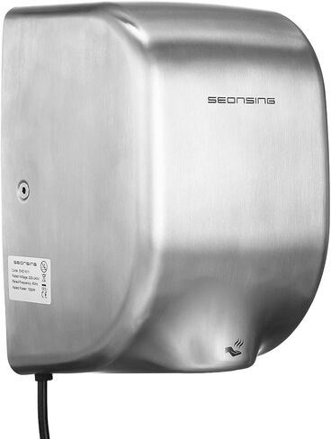 Automatic Commerical Hand Dryer, Heavy-Duty, Compact, High Speed (224 mph) for Restroom with Hygiene Filter, Industrial Hand Dryers, Low Noise … in Saudi Arabia