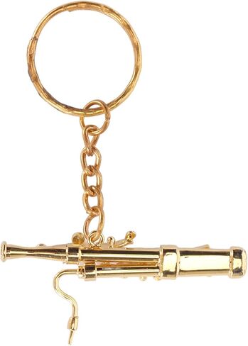 سلسلة مفاتيح على شكل باسون رائع من Yosoo، حجم مصغر بمادة نحاسية، عشاق الموسيقى الرائعين، قلادة زخرفية جميلة in Kuwait