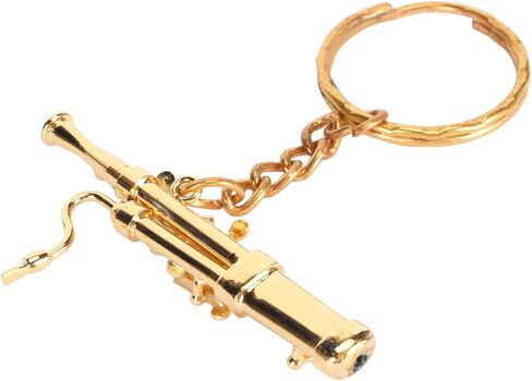 سلسلة مفاتيح على شكل باسون رائع من Yosoo، حجم مصغر بمادة نحاسية، عشاق الموسيقى الرائعين، قلادة زخرفية جميلة in Kuwait
