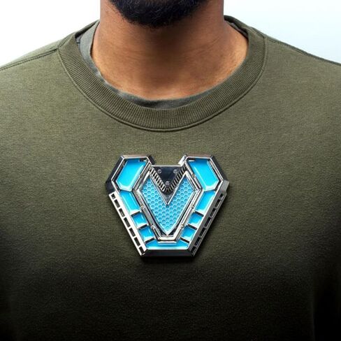 Salesone Official Black Panther Wakanda Forever: Ironheart Chest ARC REACTOR Magnetic PIN 4.5'' in Saudi Arabia