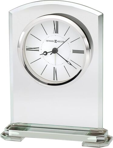 Howard Miller Corsica Table Clock 645-770 ? Modern Glass with Quartz Alarm Movement in Saudi Arabia