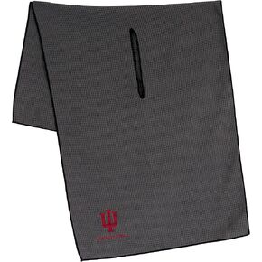 Team Effort Indiana Hoosiers Grey Microfiber Towel