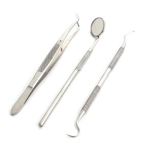 OdontoMed2011® BASIC DENTAL INSTRUMENTS SET MIRROR EXPLORER C. PLIER
