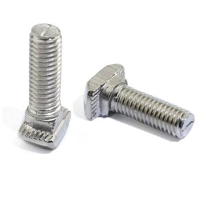 20 Pcs M5 x 20mm Thread T Slot Drop-in Bolt T-Bolt Hammer Head Bolt T Screw Stud for 2020 Series Standard 6mm T-Slot Aluminum Extrusion Profile (2020 Series)