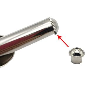 Piccolo Head Crown Headjoint Screw End Cap, Flute Head Crown Screw Cap Replacement for Piccolo Repair Parts