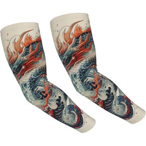 Cooling Arm Sleeves Cover Summer Sun Protection Arm Sleeves For Men Women Baseball Cycling Golf Running