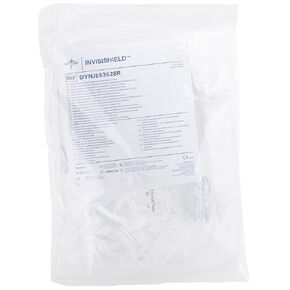 Medline DYNJE63628R Sterile Rectangular Cover for Surgical Intensifiers/Equipment, Banded Bag with Rubber Band, 36" Length x 28" Width, Clear (Pack of 25)