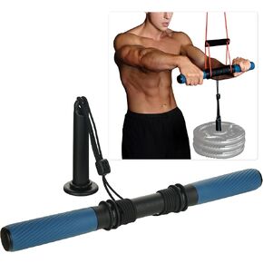 GD Hanging Wrist Roller Forearm Blaster- Forearm Strengthener Exercise Equipment Wrist Trainer for Muscle building and Injury prevention Hand Grip Strength