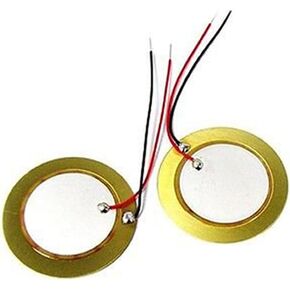 10PCS 35mm Piezo Elements buzzer Sounder Sensor Trigger Drum Disc
