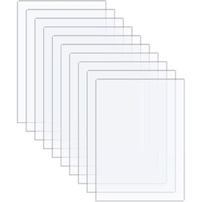 Plexiglass Sheets 1/8" (3mm) Thick - 2 Pack of 24x36 Clear Cast Acrylic Sheets for Laser Cutting, Signs, Glass Replacement, DIY and Crafts Project