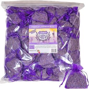 Lavender Sachets by Lavender 101 - US Grown French (Grosso) Lavender Sachets | Great for Adding Fragrance to Closets, Drawers, Homes, Vehicles, Workspaces (6), Small, Purple in Kuwait