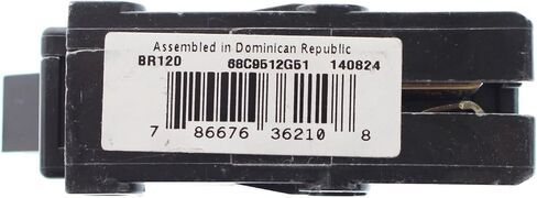 EATON CORPORATION BR120 20A SP Circuit Breaker, Black in Saudi Arabia