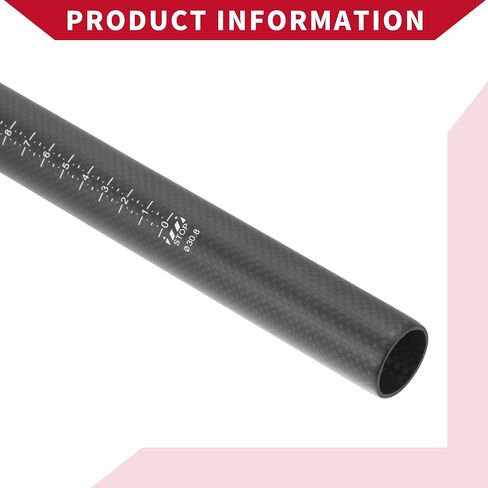 Bicycle Seat Post / Outer Bike Seatpost Bicycle Seat Tube for Bicycle / Durable Carbon Fiber 25.4 x 350 mm / 1 Pcs in Saudi Arabia