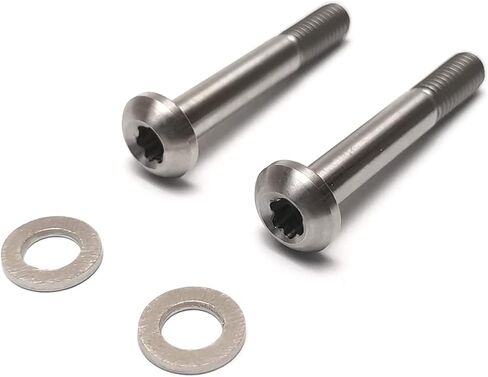 Flat Mount Disc Bolts Titanium T25 15-42mm 2 Pcs for SRAM Flat Mount Frame Disc Caliper Bracket in Saudi Arabia