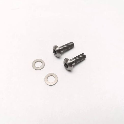 Flat Mount Disc Bolts Titanium T25 15-42mm 2 Pcs for SRAM Flat Mount Frame Disc Caliper Bracket in Saudi Arabia
