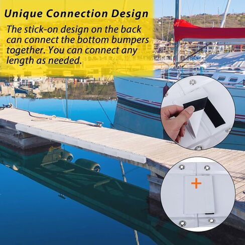 Dock Bumper White,Dock Bumper Guard with Screws,16IN Boat Dock Bumper for Boat Dock Vertical Pole Post,PVC Piling Bumper-Post Bumper for Horizontal Deck or Pier Fenders(1Pack,2Pack,3Pack) in Saudi Arabia