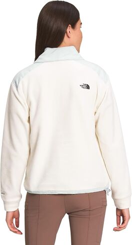 THE NORTH FACE Women's Alpine Polartec 200 Quarter Zip Pullover, Gardenia White/Tin Grey, XX-Large in Saudi Arabia