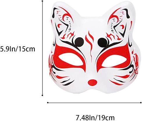 15Pcs Cat Mask, Cat Masks to Paint, Theiran Mask, Therian Mask Base for Halloween, Dance Parties, Celebrations in Saudi Arabia