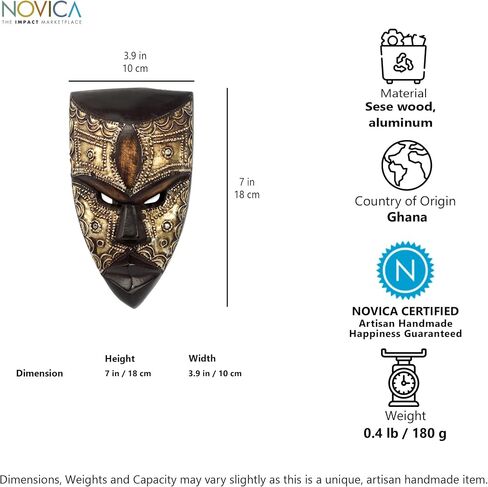 NOVICA unisex-adult MaskDecorative Wood Mask in Saudi Arabia