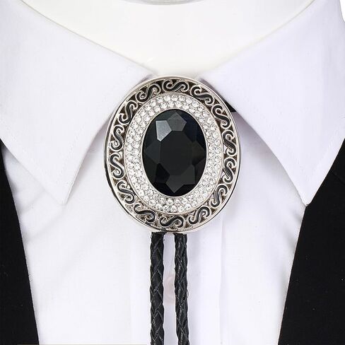 Doitby Western Bolo Tie Cowboy Bolo Ties Rhinestone Necklace Bola Tie for Men Women in Kuwait