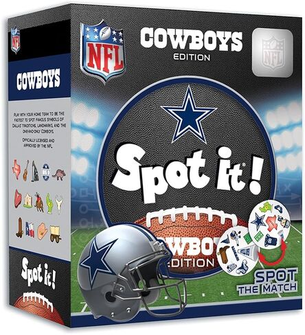 MasterPieces NFL Spot It! Dallas Cowboys Edition, 84 months to 1200 months in Saudi Arabia