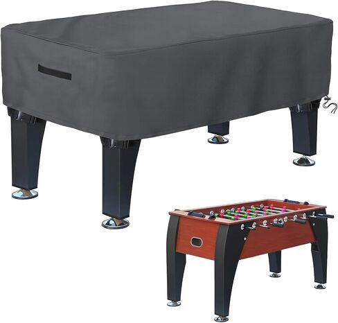 Football Game Table Cover,Heavy Duty Soccer Table Cover,Waterproof Outdoor Foosball Table Cover,Dustproof Fade-Resistant Uv-Resistant Soccer Game Table Cover(52x39x20inches) in Kuwait