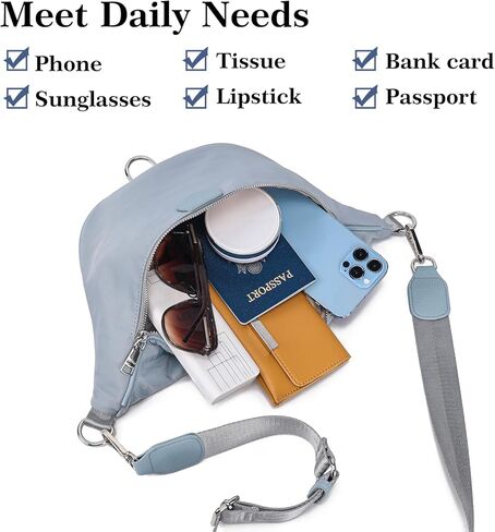 حقائب فاني للنساء من INICAT، حقائب خصر عصرية، حقيبة كروس بوم مع حزام قابل للتعديل للسفر الرياضي in Kuwait